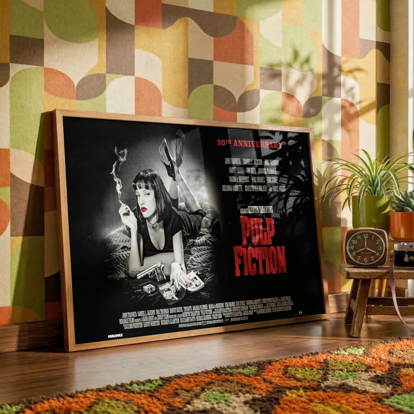 Pulp Fiction Original Movie Poster 30th Anniversary Re-Release Poster Print