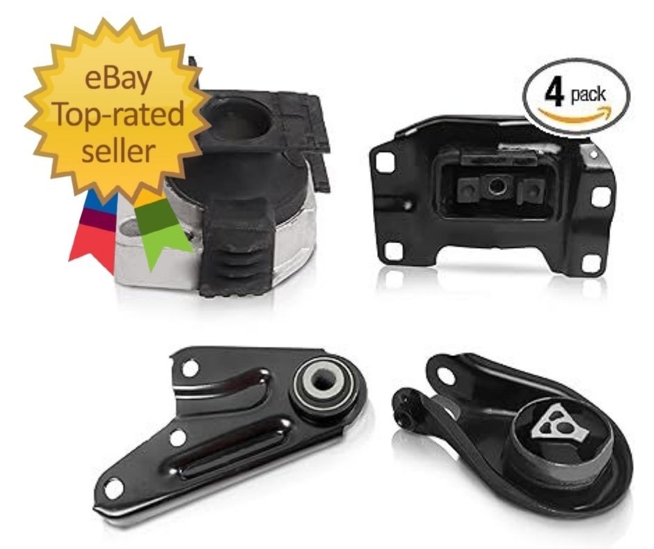Engine and Trans Mount Set of 4 Compatible 2004-2009 Mazda 3 l4 2.0L 2.3L