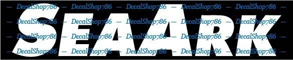 Sea Ark Boats – Outdoor Sports – Car/SUV/Truck Vinyl Die-Cut Peel N’ Stick Decal