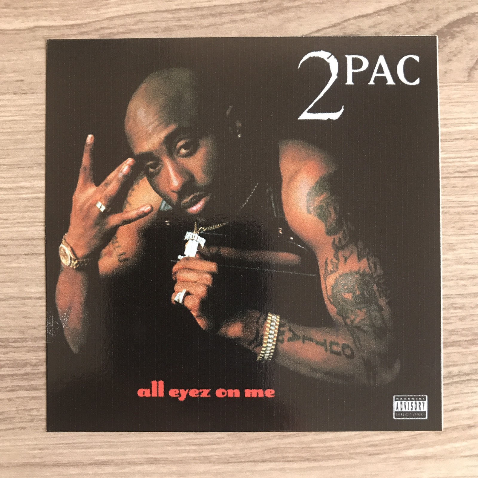 2pac Tupac Shakur All Eyez On Me 4″ Wide Vinyl Sticker – BOGO