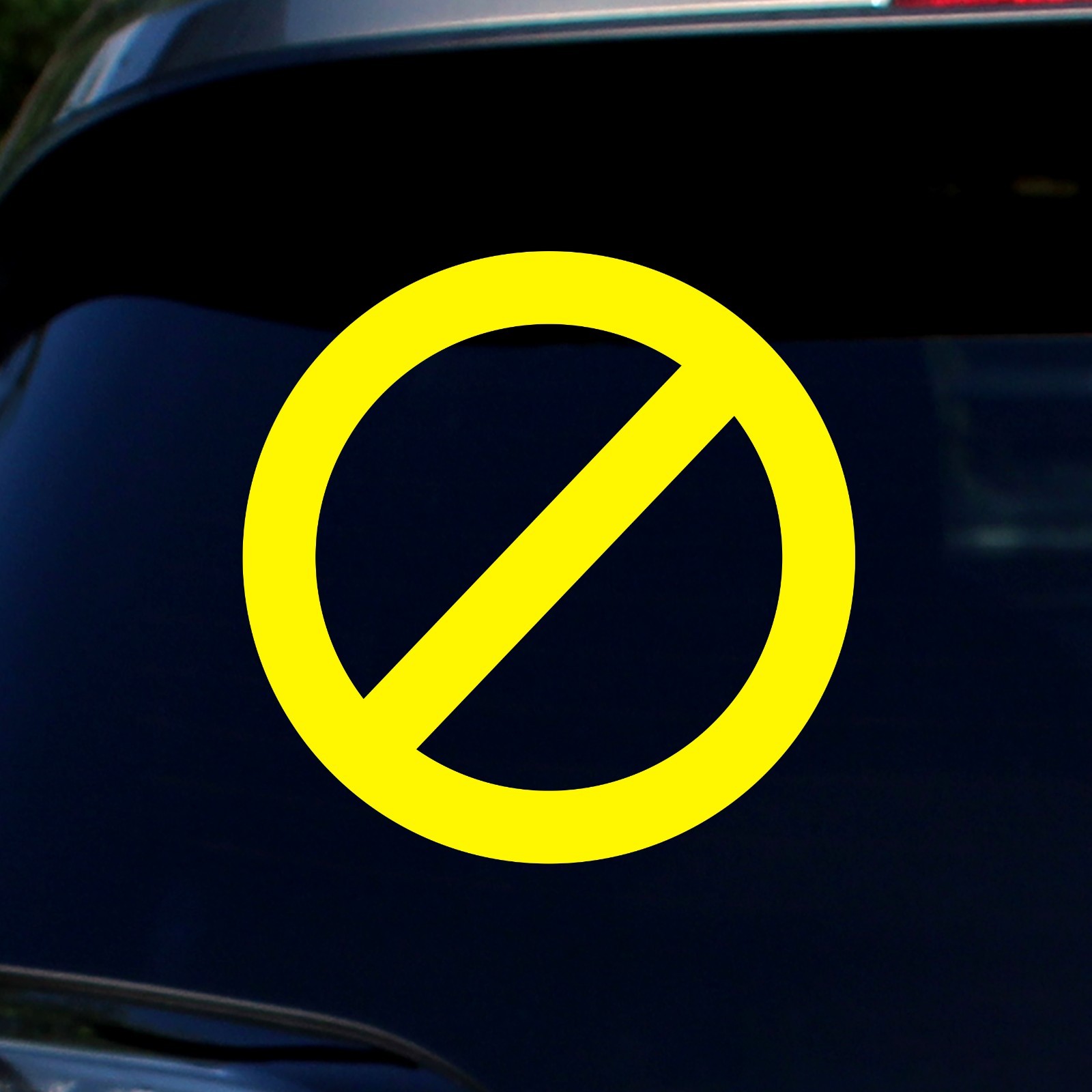 No Decals Buy 1 Get 1 Free Not Symbol Sticker