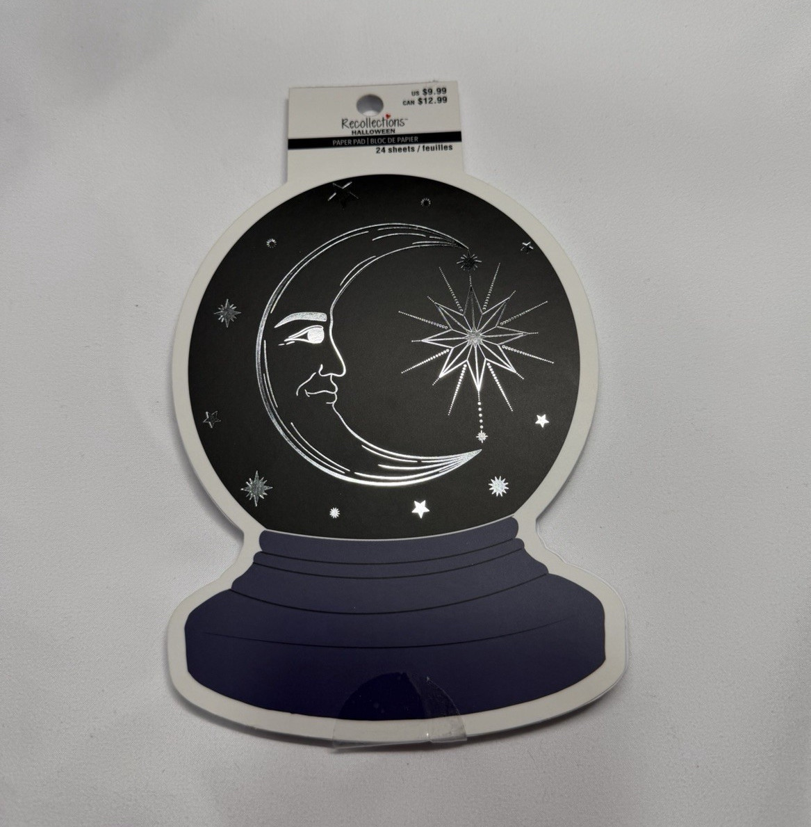 Recollections Moon & Stars Astrology Sticker, Black/White/Purple Paper, SM-17