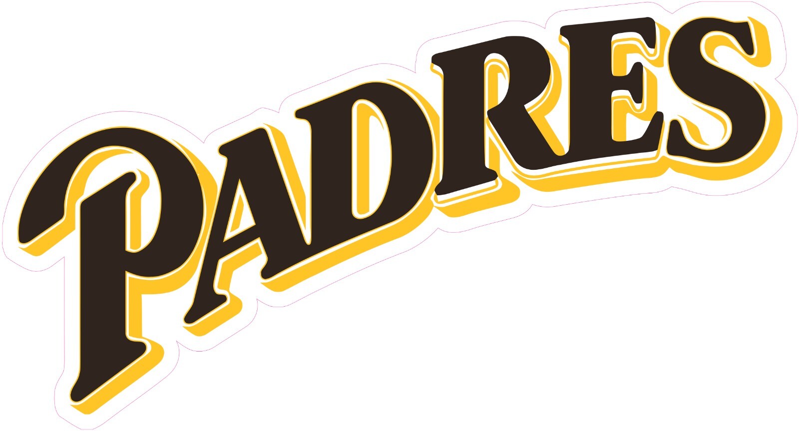 San Diego Padres Baseball Vinyl Decal Sticker Car Truck Bumper Tumbler Mug