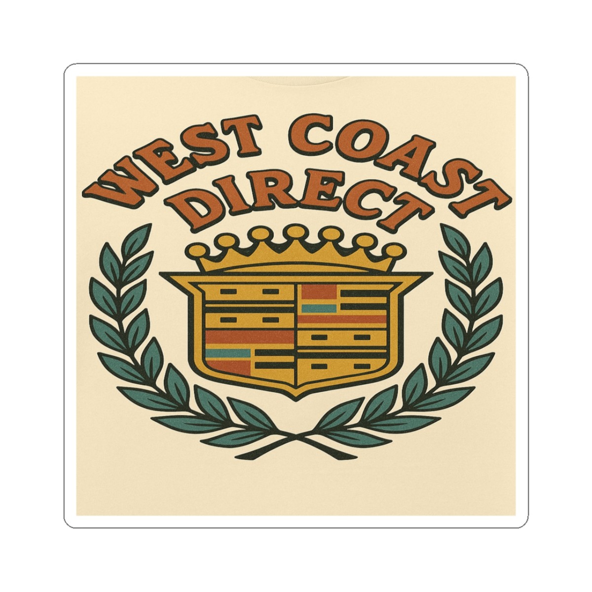 West Coast Direct Cadillac’n WCD Original Sticker