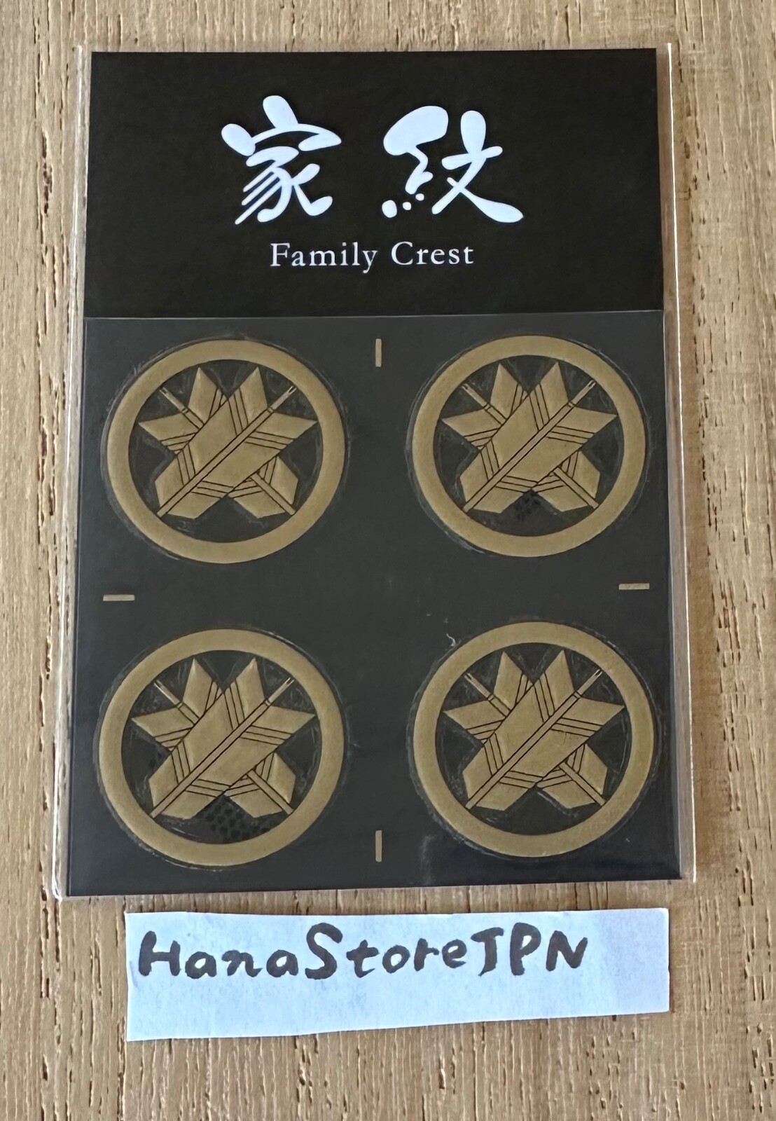 Japanese Kamon Family Crest Makie Transfer Decal Sticker Different Arrows 4p