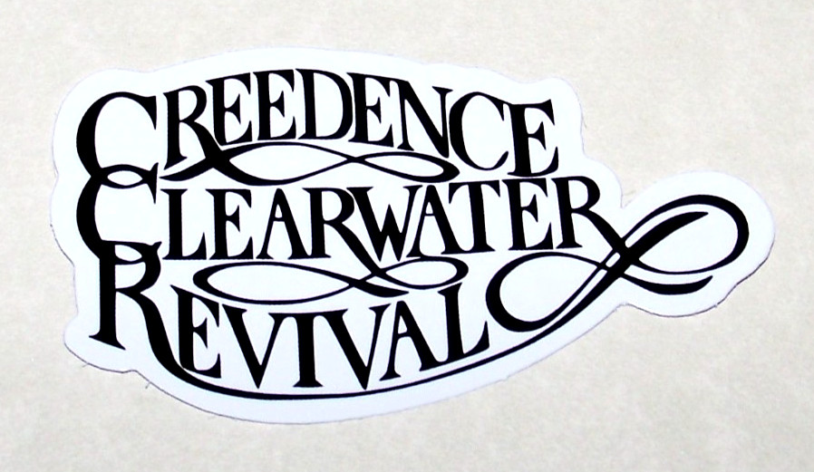 Creedence Clearwater Revival – Logo Die Cut Sticker Decal Music Band Rock CCR