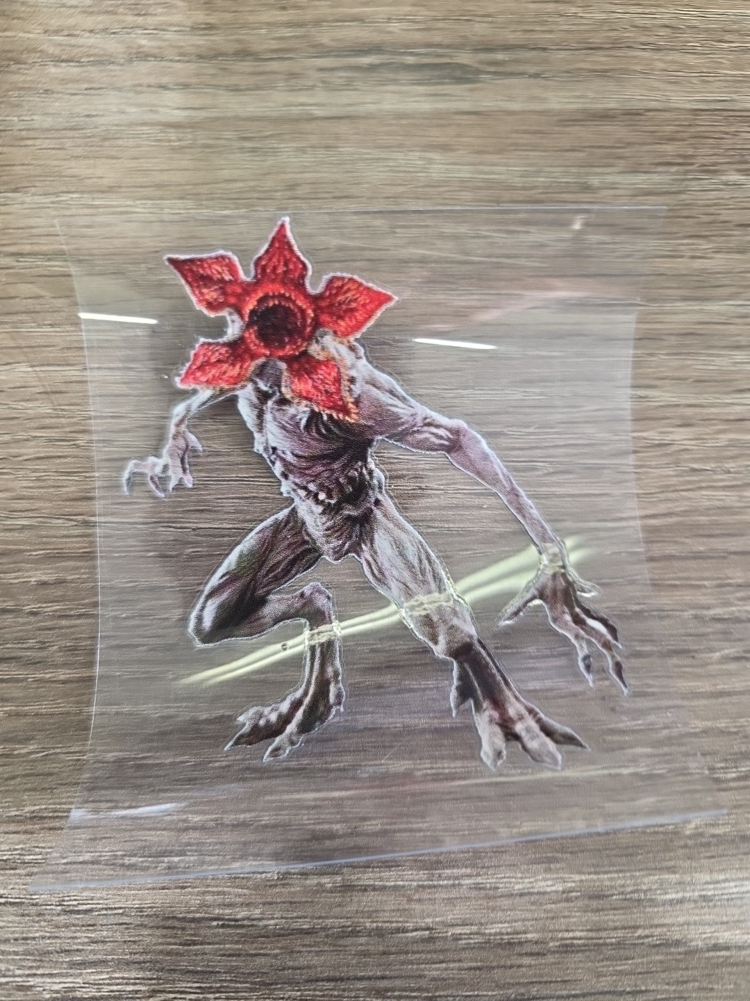 Demogorgan Stranger Things Title UV DTF Decal Sticker Waterproof USA