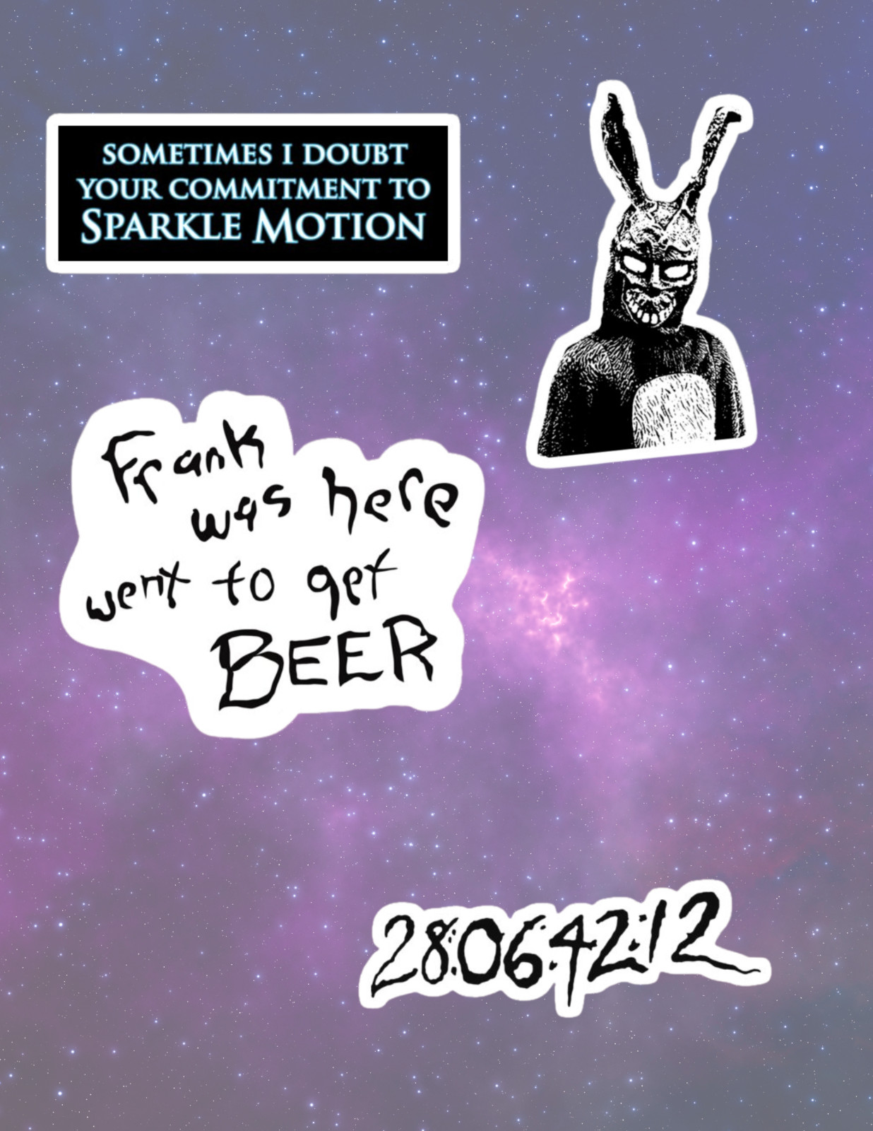 Donnie Darko 4pc Horror Movie Sticker Pack
