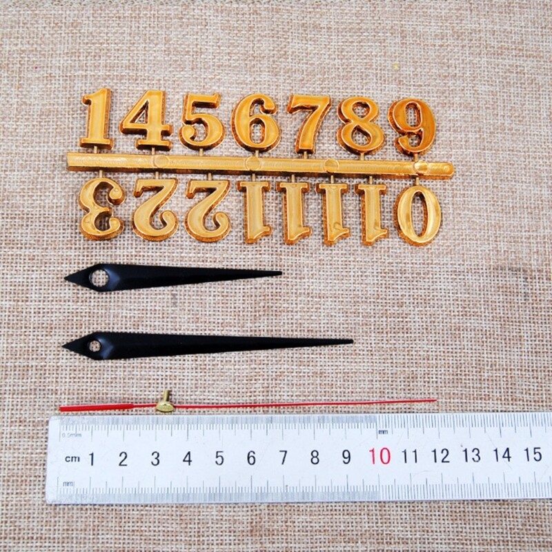 Clock Numerals Set Wall Clock Numbers Clock Hands Replacement Part Arabic