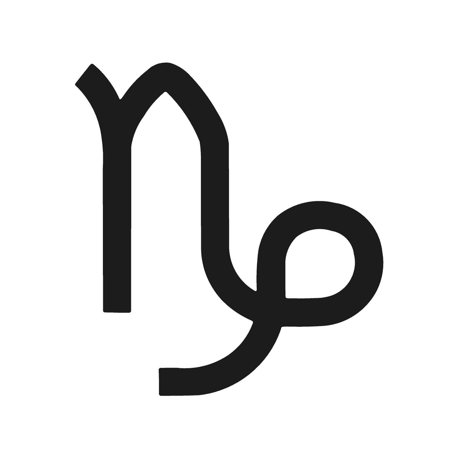 Capricorn Zodiac Symbol Vinyl Decal Car Window Laptop Zodiac Sticker