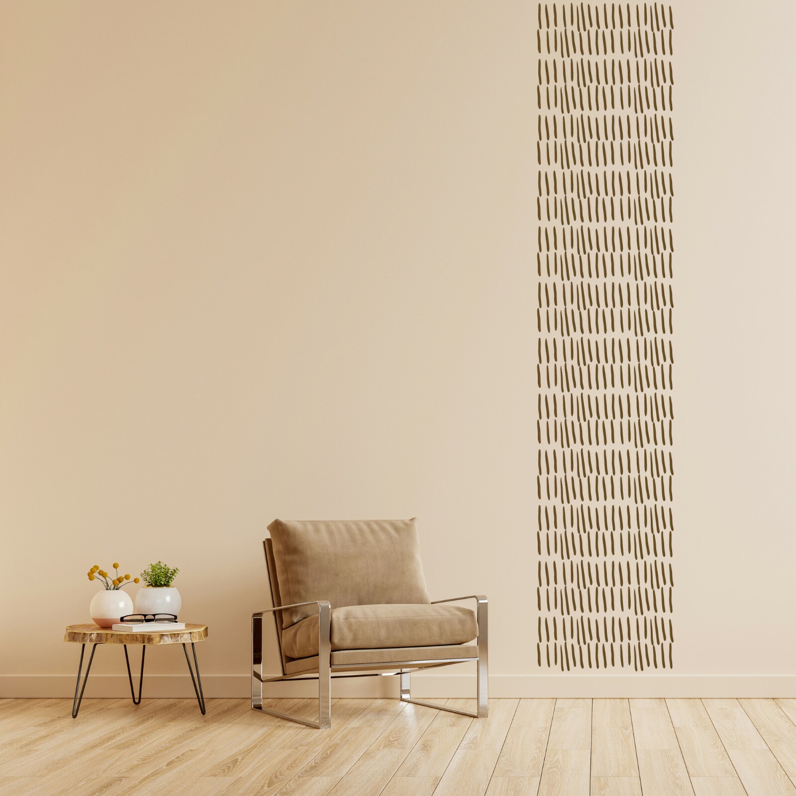 Brush Strokes Pattern Wall Decal