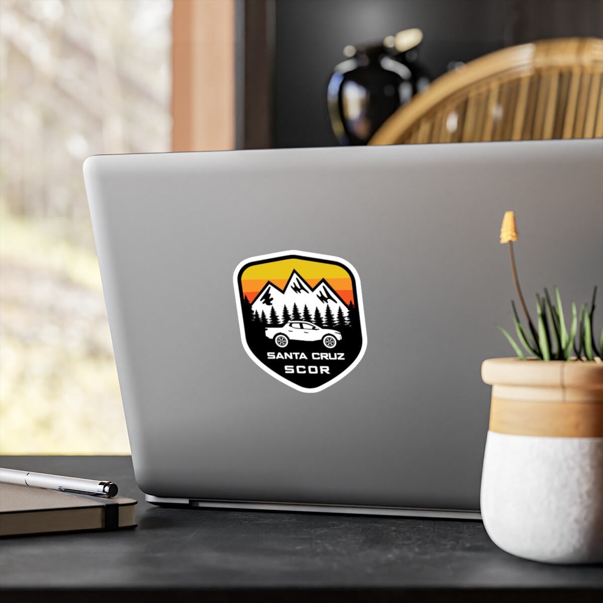 Bundle -2 Santa Cruz Stickers (2- 4×6) Save 20% FREE SHIPPING