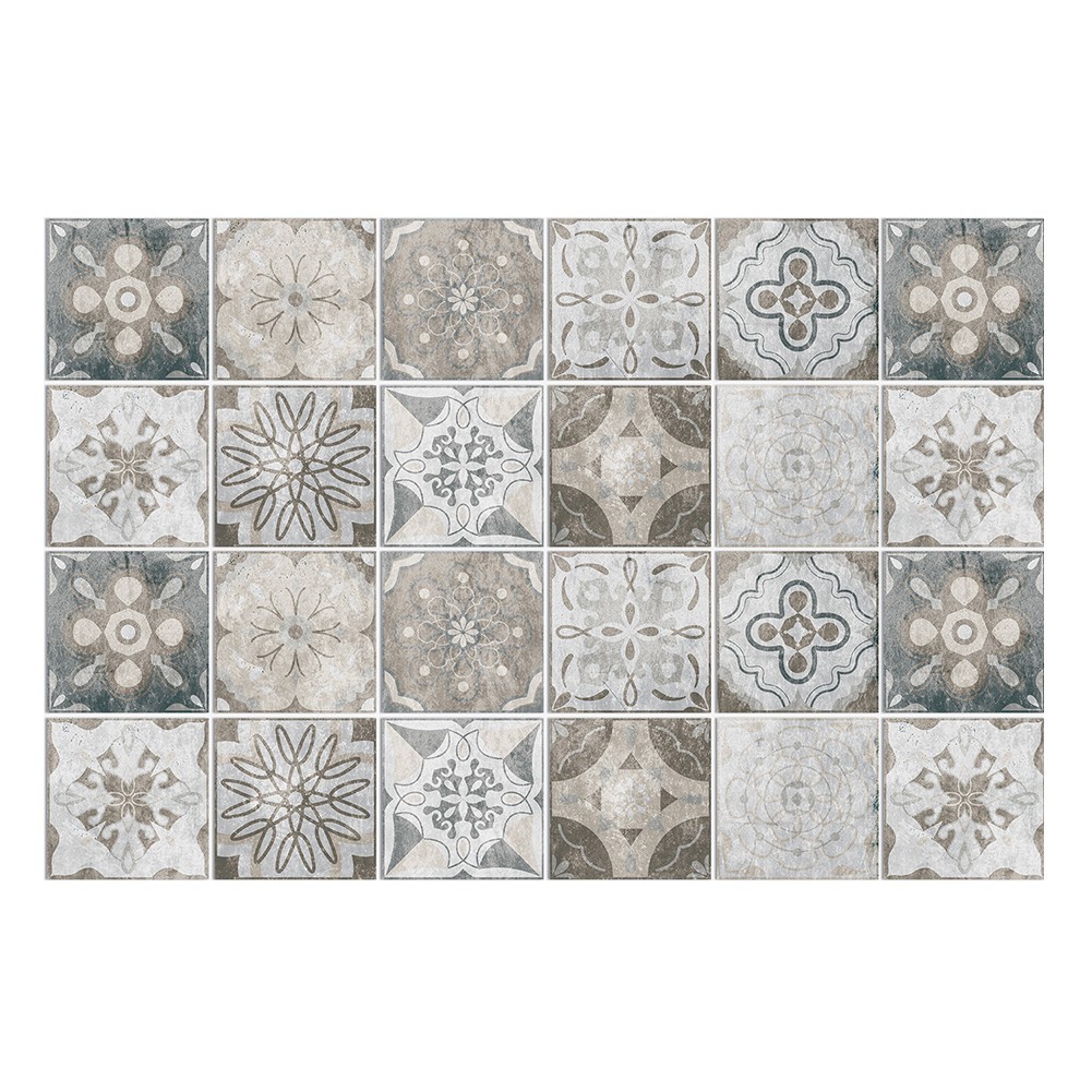Diverse Applications Water Resistant Tiles Set of 24 Attractive Pieces