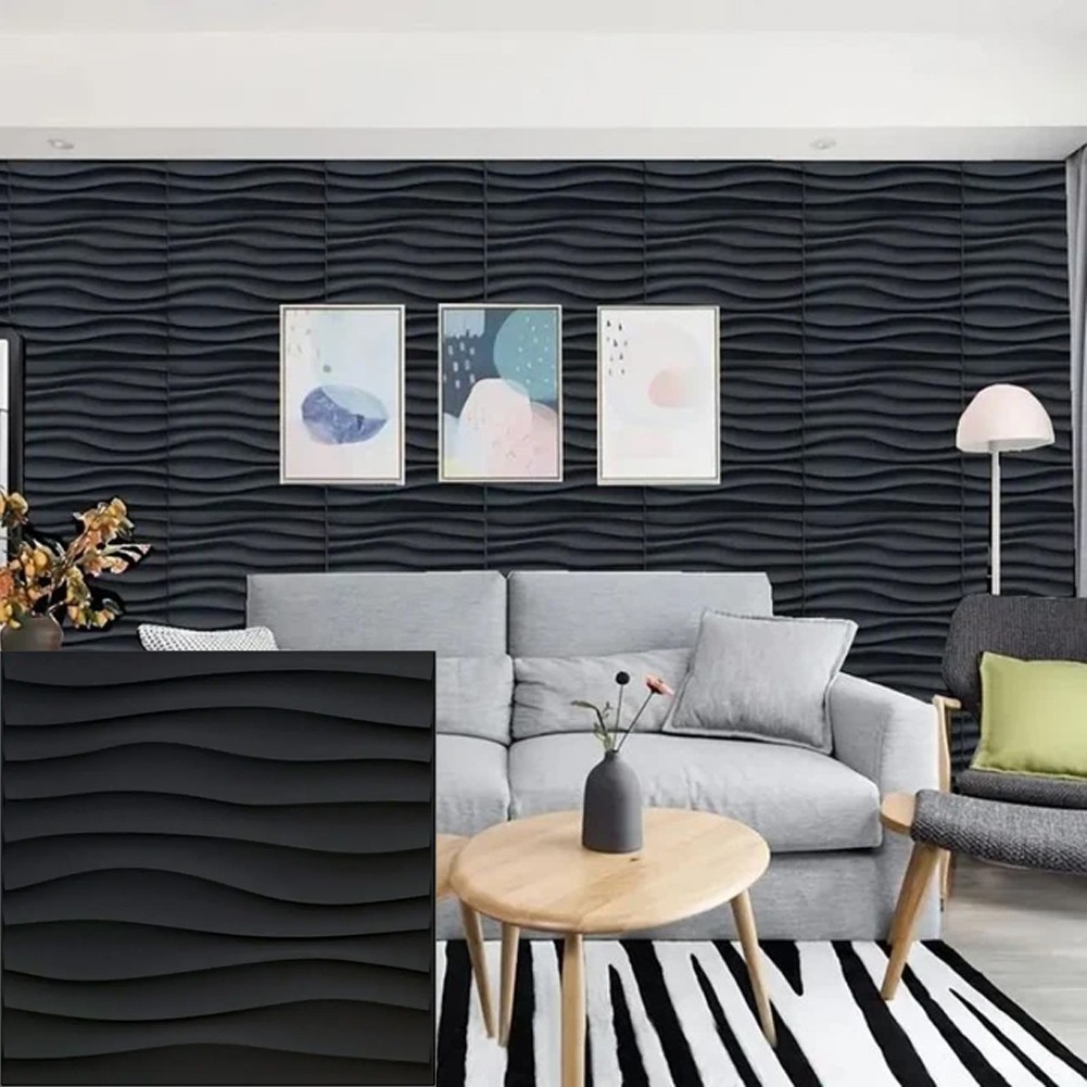 3D Effect Wall Sticker 3D Wall Panel Flame-retardant Minimal Maintenance