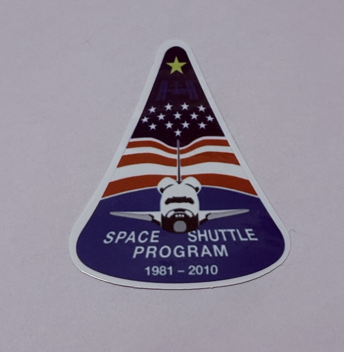 Space Shuttle Program 1981-2010 Sticker Vinyl Decal Moon Art USA NASA Travel P1