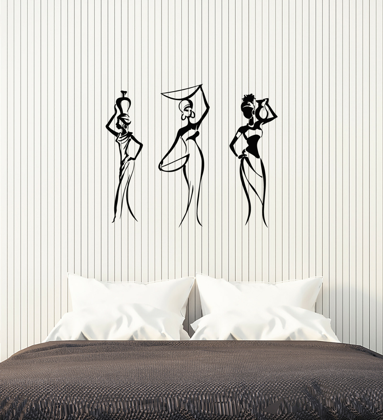 Vinyl Wall Decal African Women Africa Ethnic Style Room Home Stickers (ig5694)