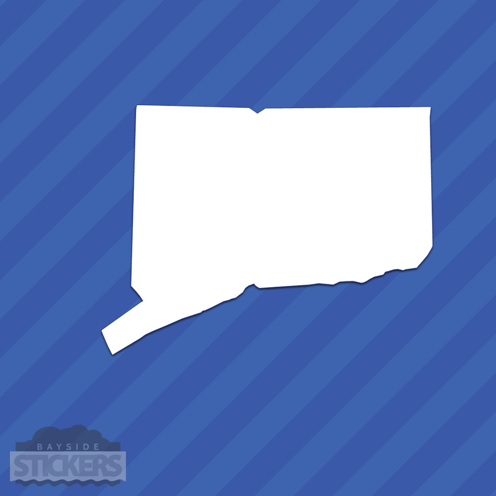 Connecticut CT State Outline Vinyl Decal Sticker