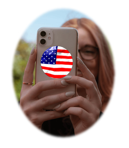 Custom Sticker Decal Photo Text Colors 3″ Round Your Design Die Cut Holographic