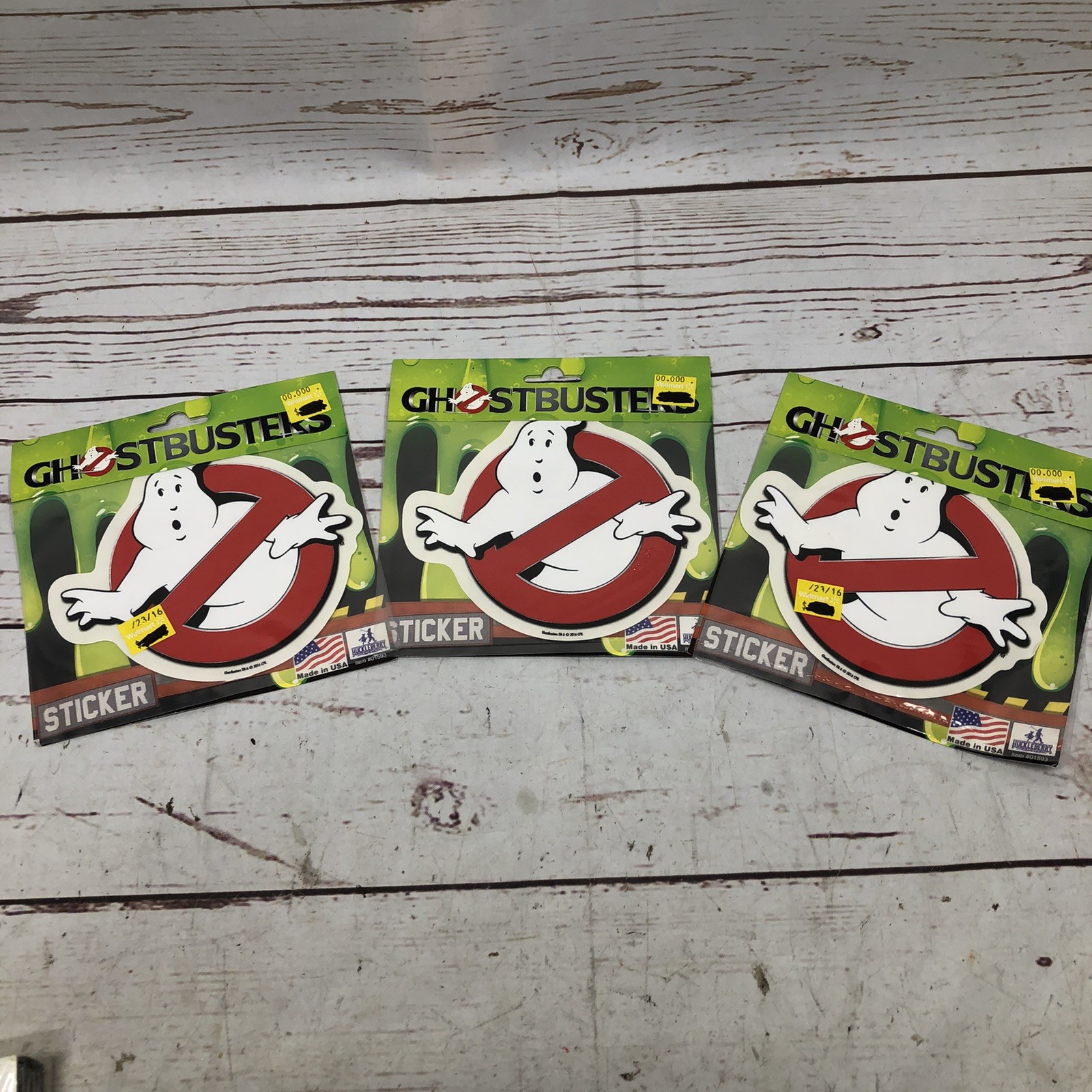 Lot Of 3 Ghostbusters Vinyl Car Sticker Decal 5.5″ x 4.75″ New 2016