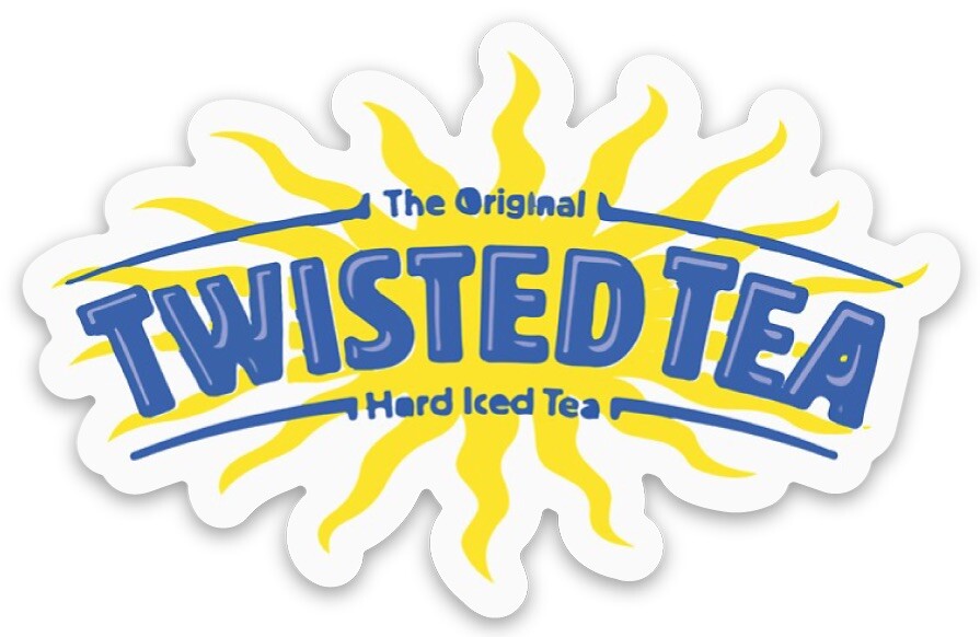 Twisted Tea Original Alcohol Sticker Decal USA Made Laptop Phone Huggie Tumbler