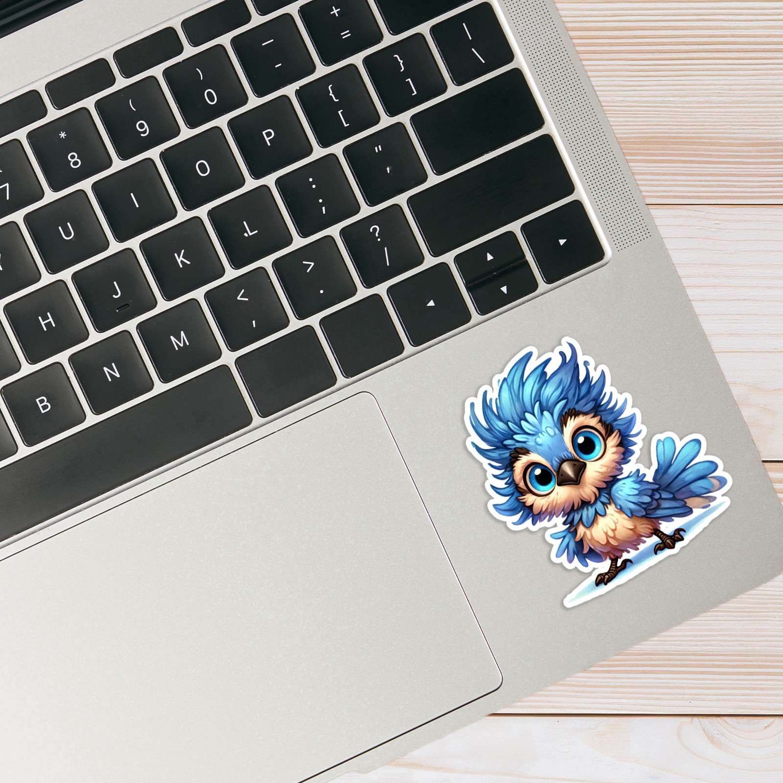 Cute Blue Jay – Vinyl Decal Sticker – Car Window Laptop – #330