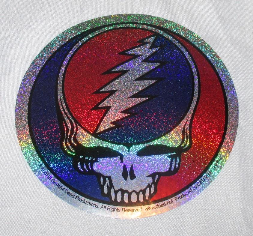 Grateful Dead SYF Glitter Foil Sticker Decal Rock
