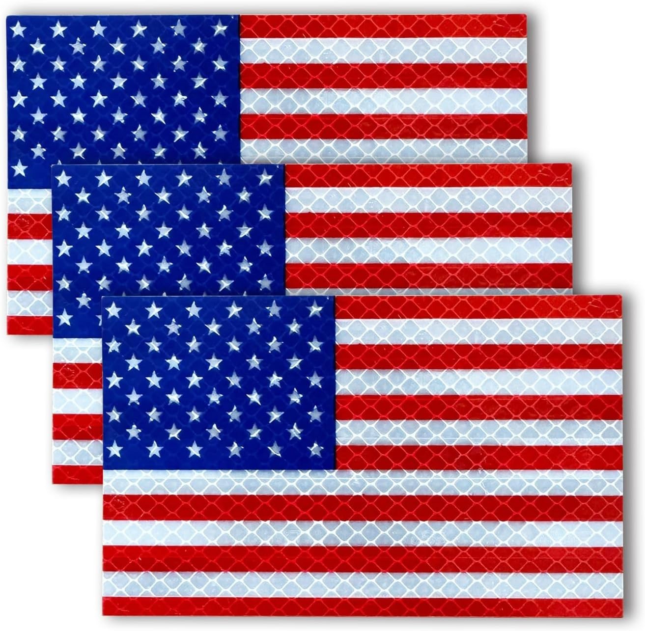 American Flag Decal,3pcs USA Flag Decal 5 x 3 Inch Red – Egp Highly Reflective