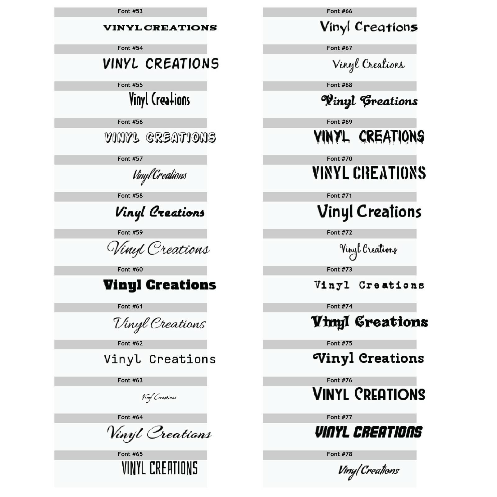 2.5″- 4″ Custom Vinyl Text Phrase/Lettering Decal window Car Mailbox Craft