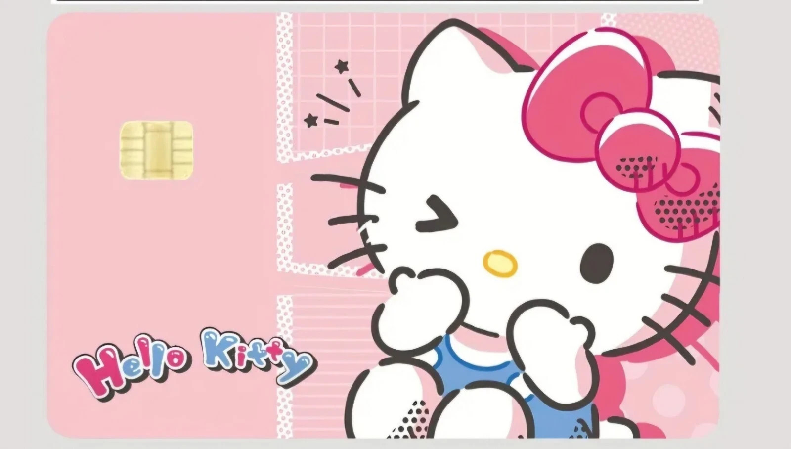 Solo Hello Kitty Pink Credit Card Skin Debit Card Vinyl Sticker Cute Kawaii Wrap