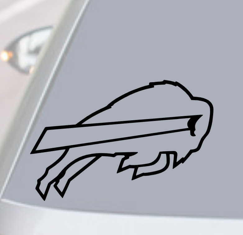 BUFFALO BILLS VINYL DECAL STICKER CAR REAR WINDOW BUMPER NFL FOOTBALL TEAM LOGO