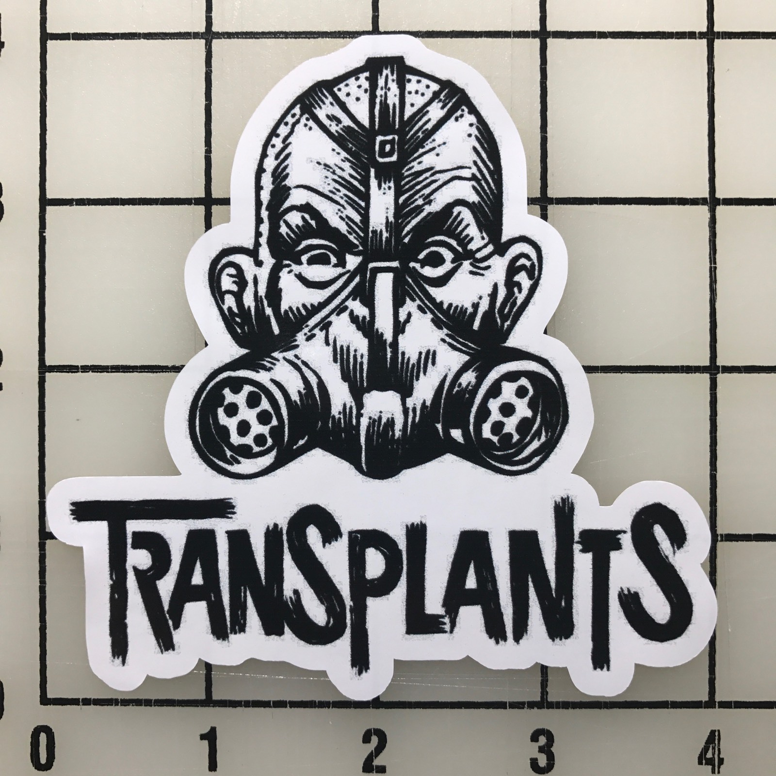 Transplants 4″ Wide Multi-Color Vinyl Decal Sticker – BOGO