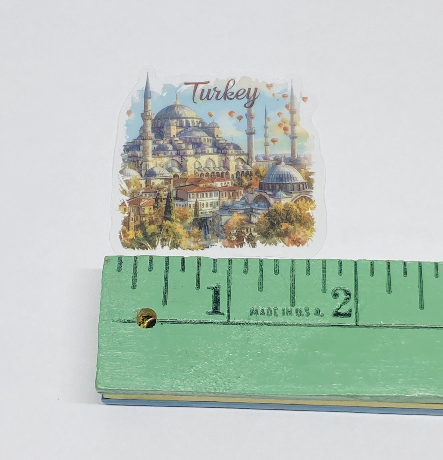 Turkey Blue Mosque Transparent Sticker Travel City Art Decal Vinyl Souvenir Tc6