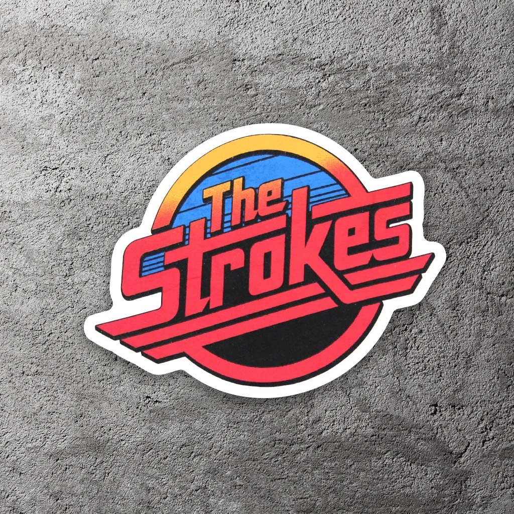 The Strokes 3.5″ Wide Vinyl Sticker – Includes Two
