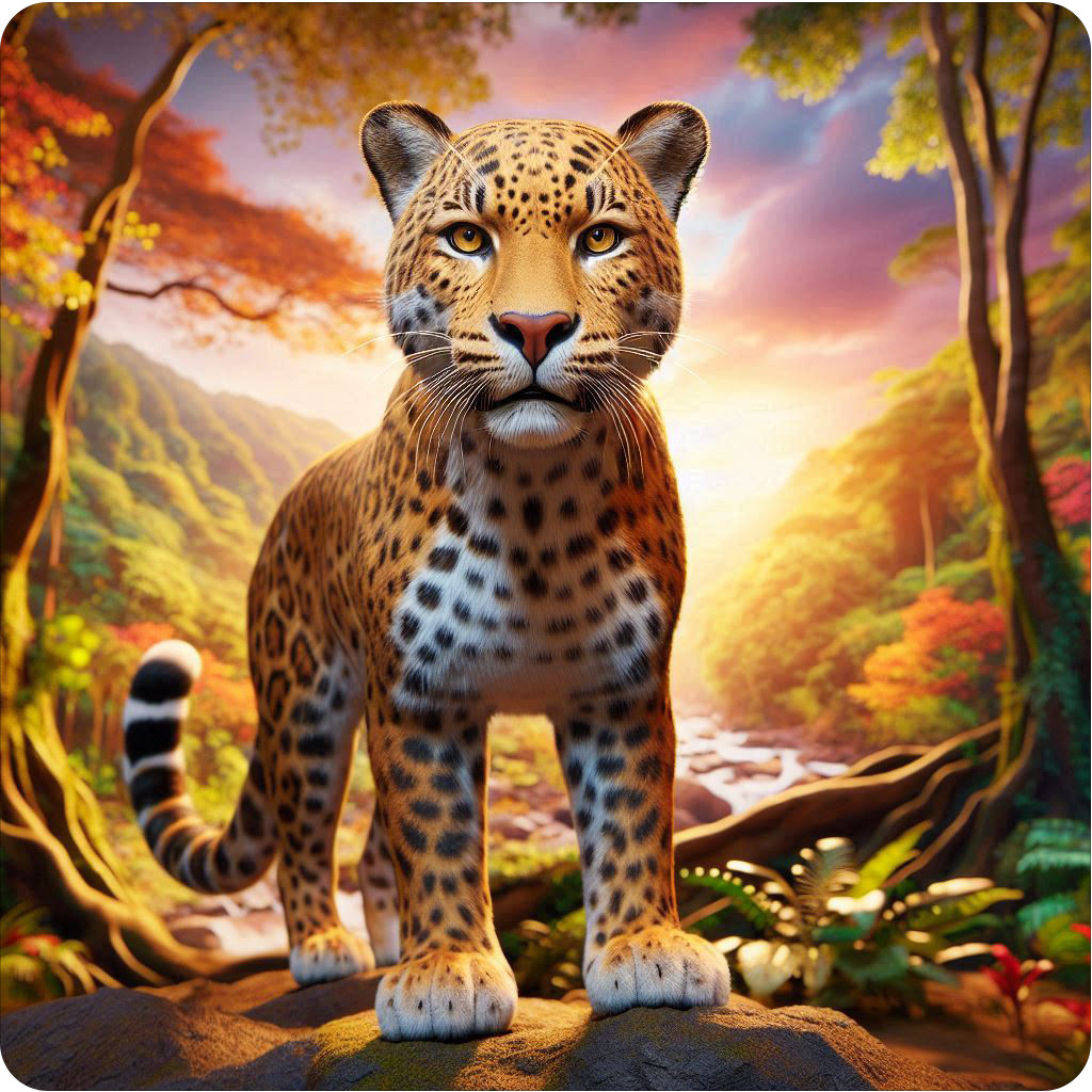Beautiful Leopard 100% waterproof vinyl sticker decal – many sizes available