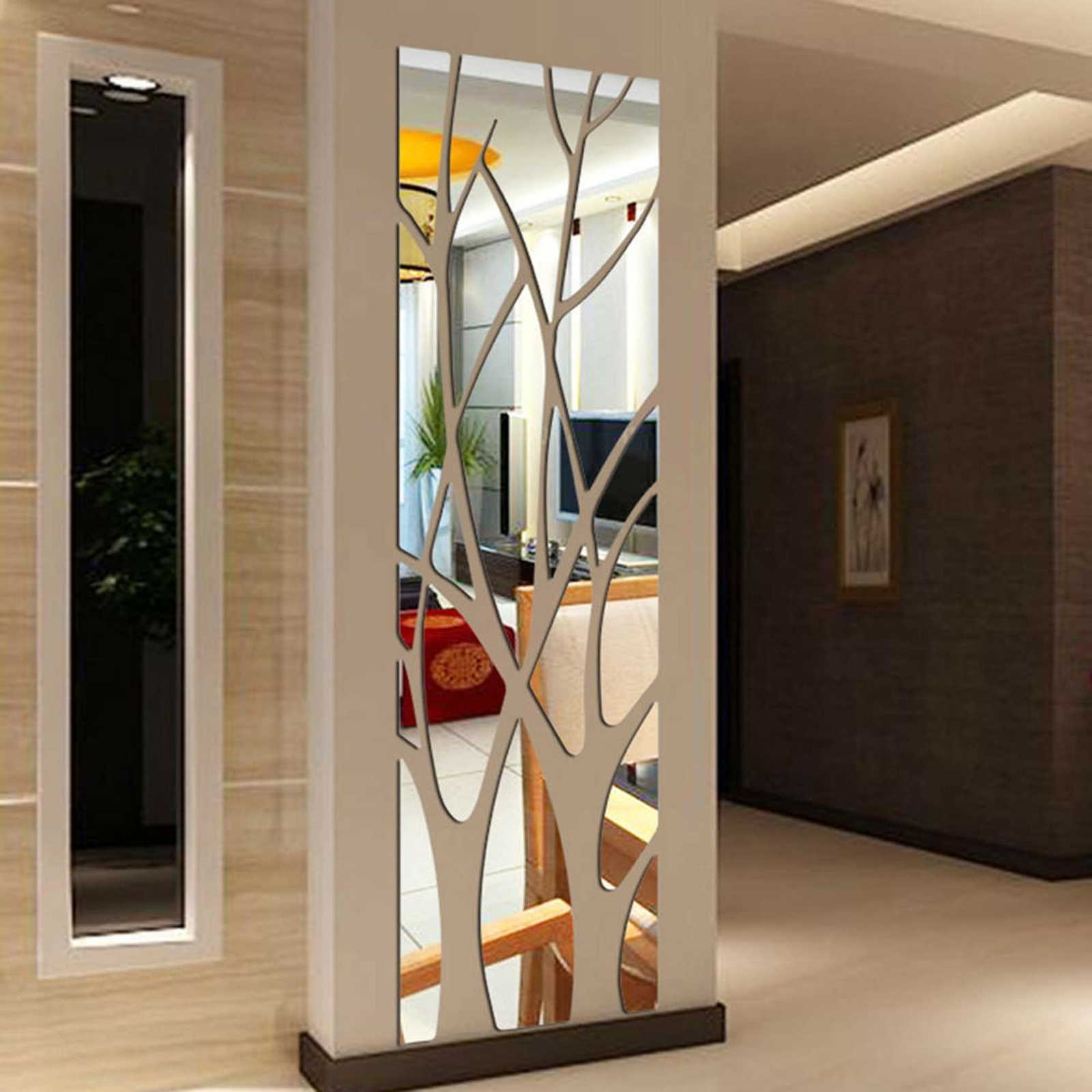 Self-Adhesive Mirror Wall Decals – Ideal for Bathrooms, Space-Expanding Decor