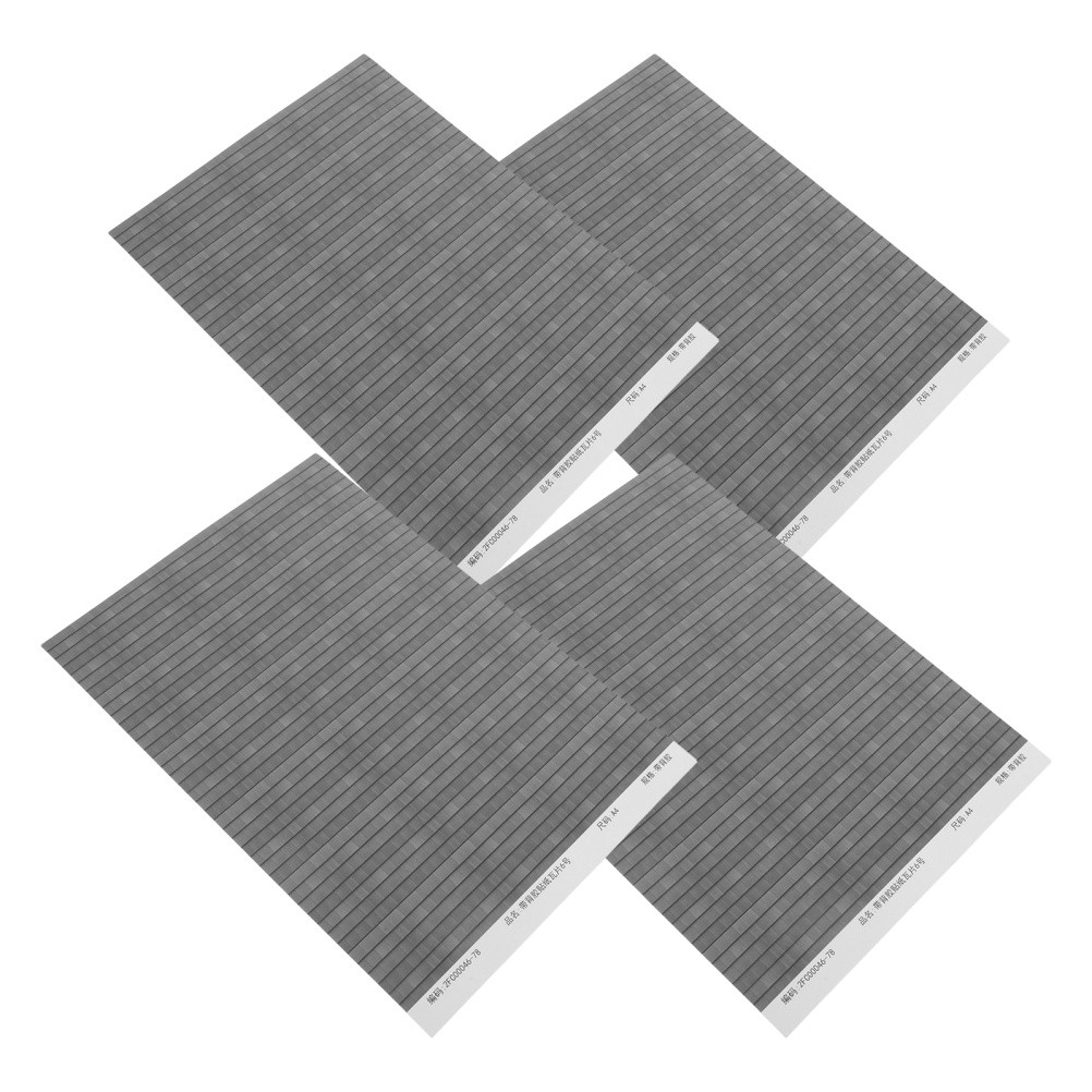 4 Sheets Dollhouse Miniature Roofing Decal – Peel And Stick Roof Tile Sheets