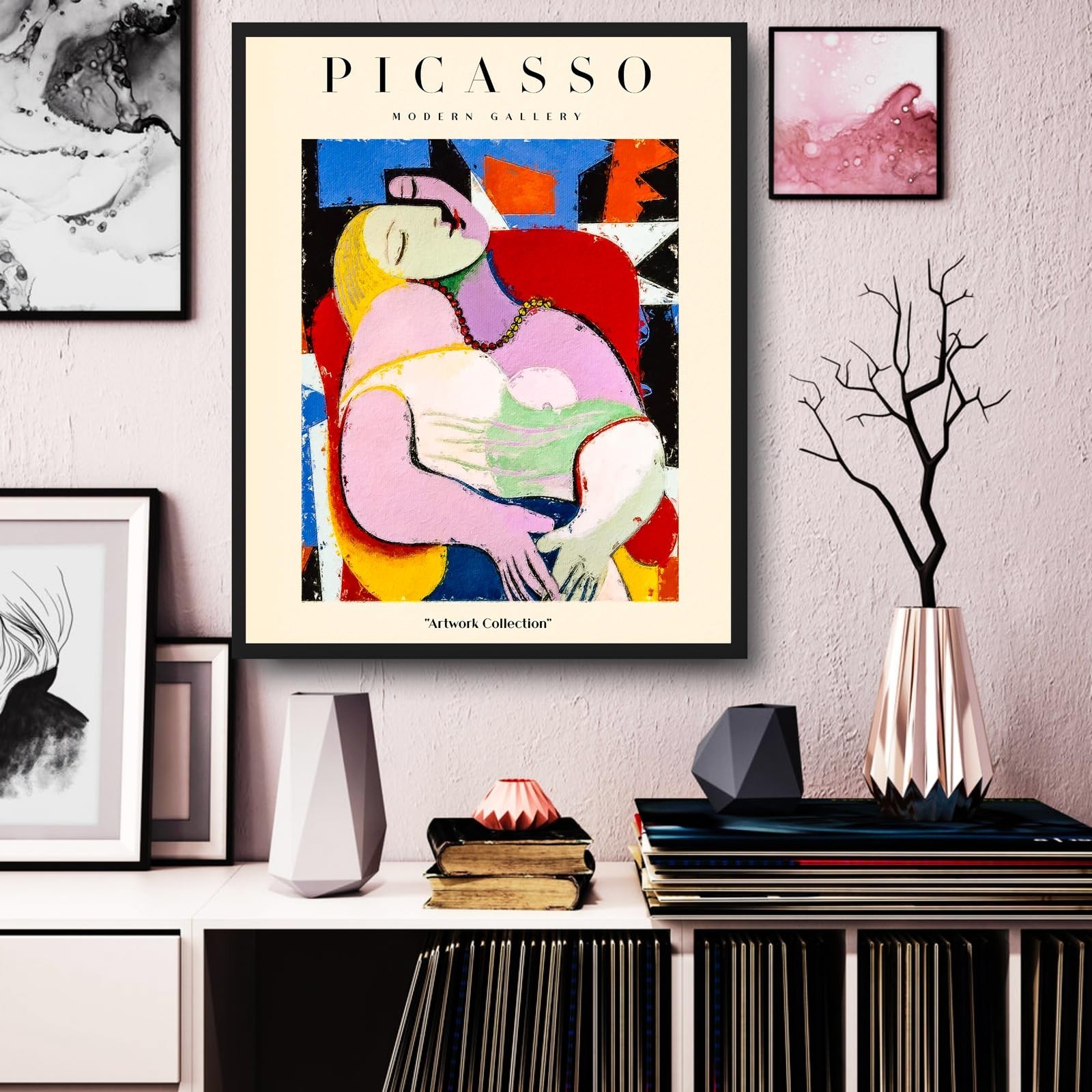 dazongweihan 18 PCS Colorful Eclectic Wall Art Decor, Maximalist Wall Prints …