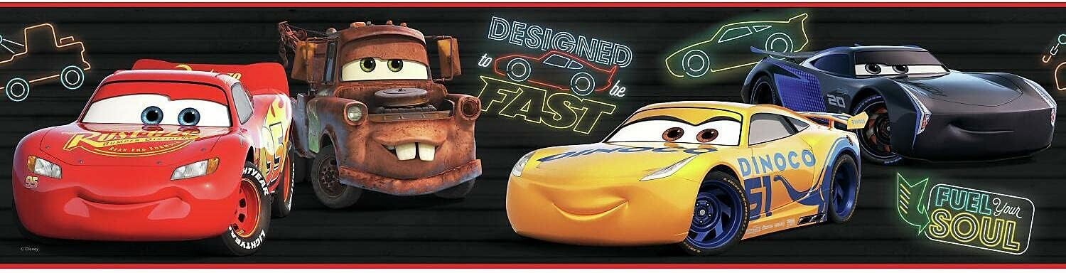 Disney Pixar Disney & Pixar Cars Piston Cup Racing Peel & Stick Border (5 YARDS)