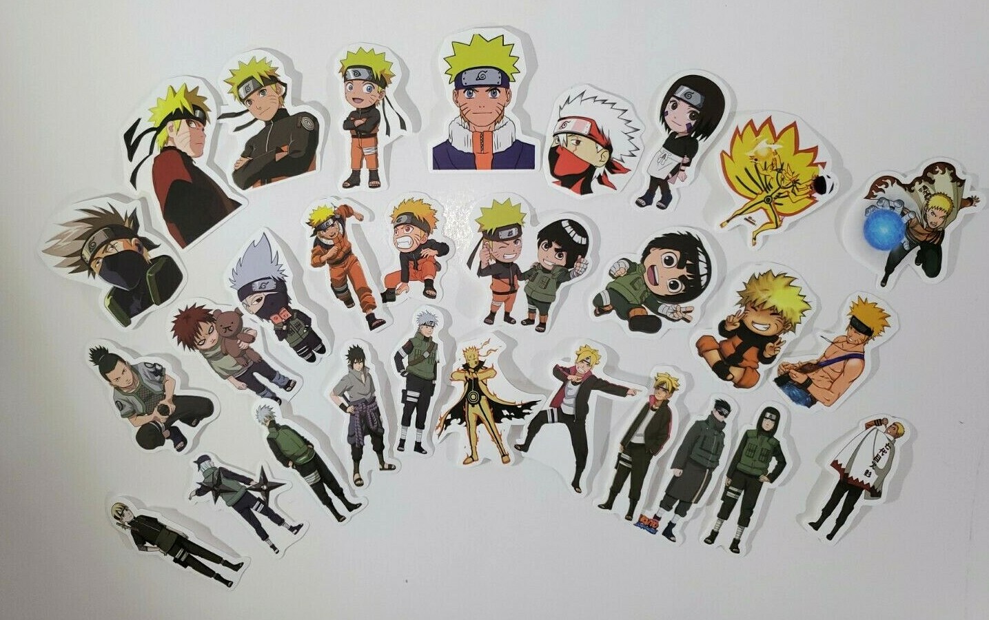 50pc Naruto Random Stickers for Skateboard/Luggage/Laptop flask non-repeting