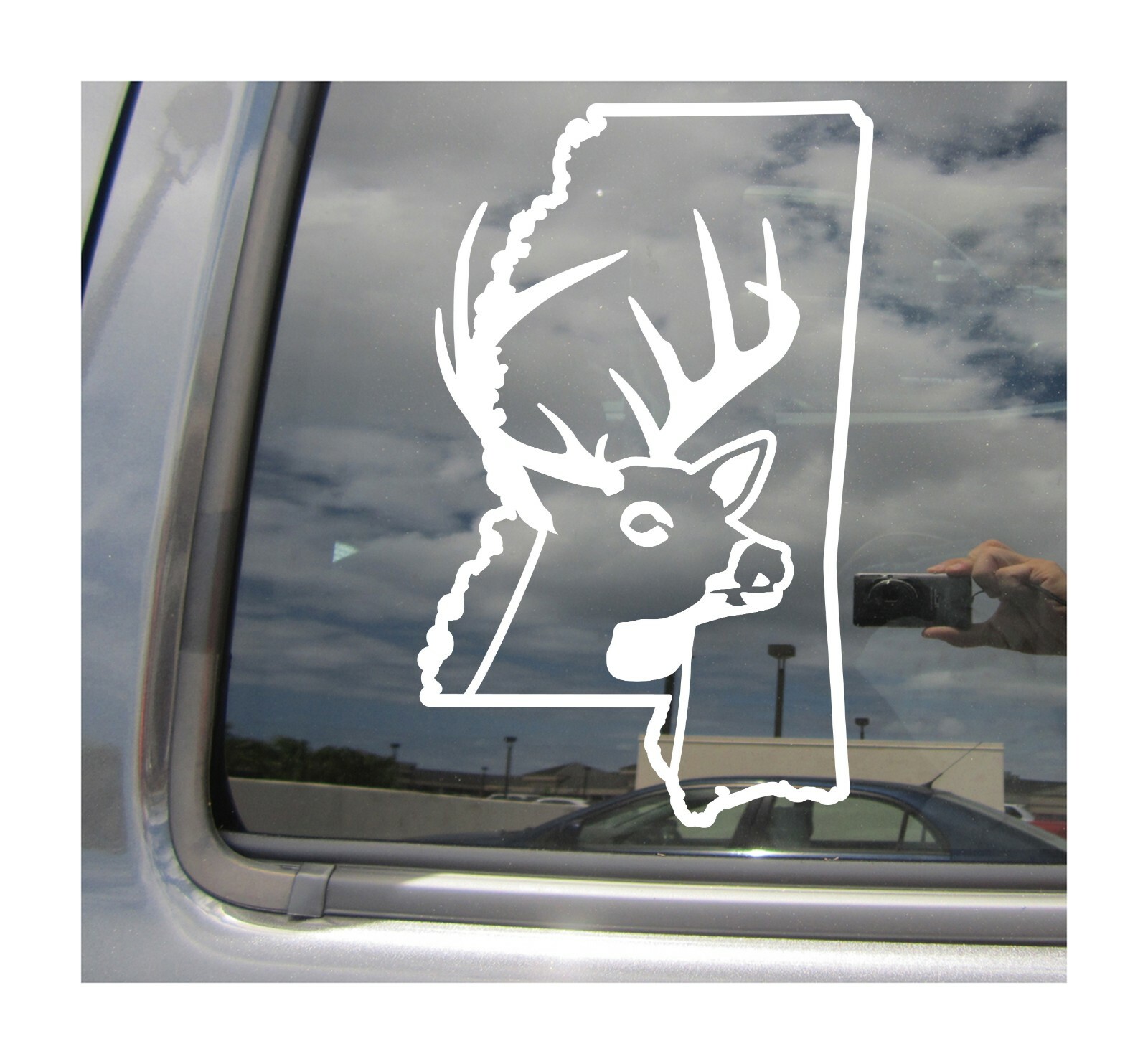 Mississippi Deer Hunter Hunting Buck Outdoor Car Auto Vinyl Decal Sticker 01229