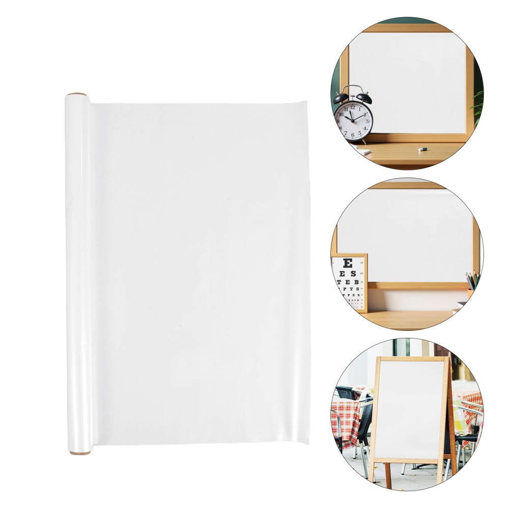 2 Roll Wall Whiteboard Stickers Removable Adhesive Erasable Chalkboard