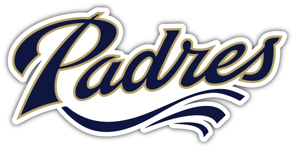 San Diego Padres MLB Baseball Sport Logo Car Bumper Sticker Decal ”SIZES”