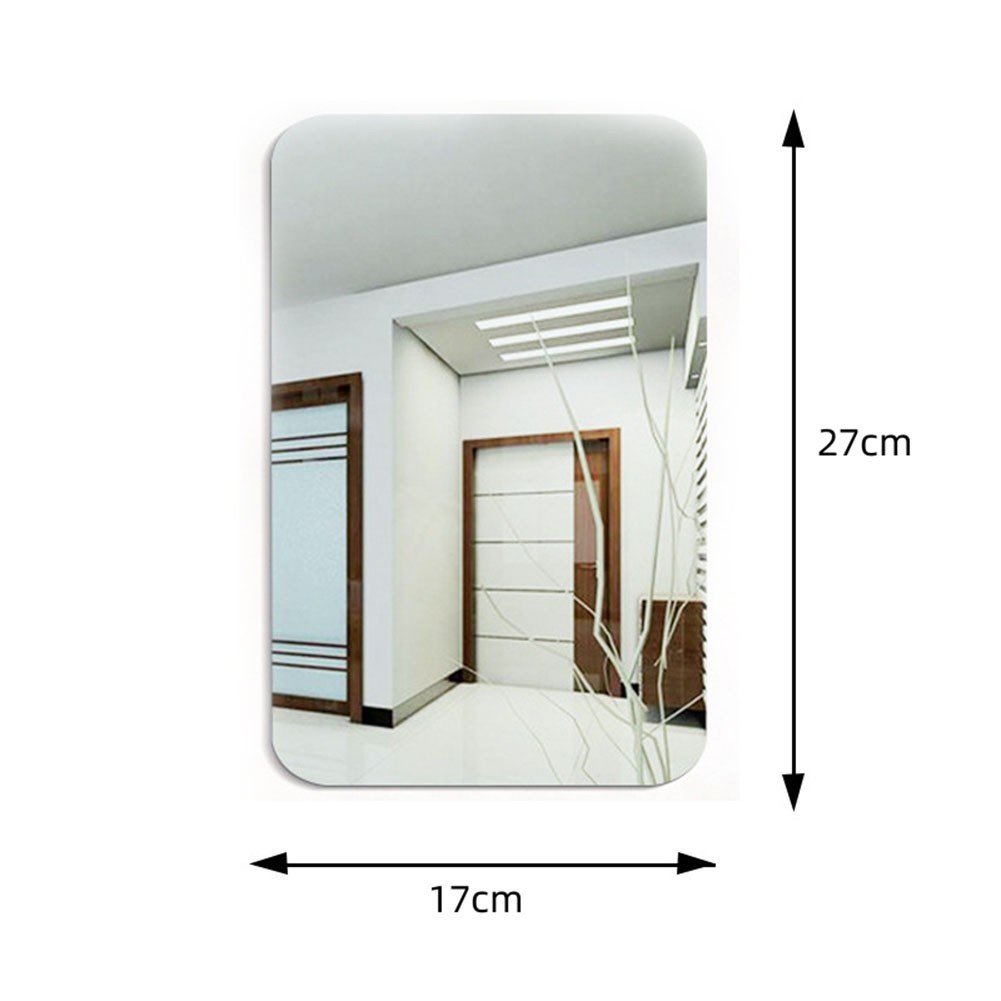 Dining Room Mirror Decorative Mirror Wall Sticker Easy To Install Full Of Rhythm