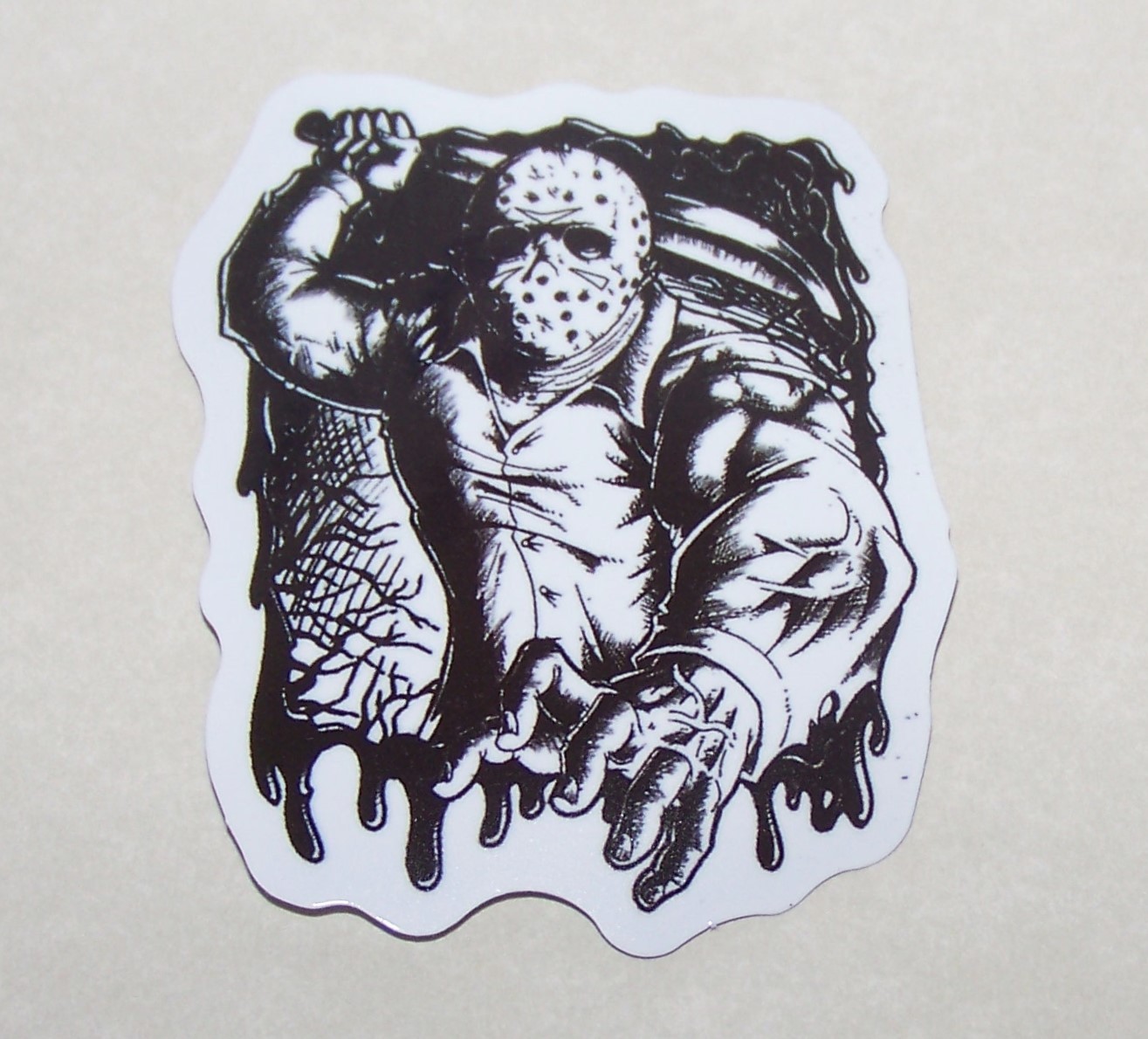“Friday the 13th” Cut Sticker Decal Movie Horror Film JASON VORHEES