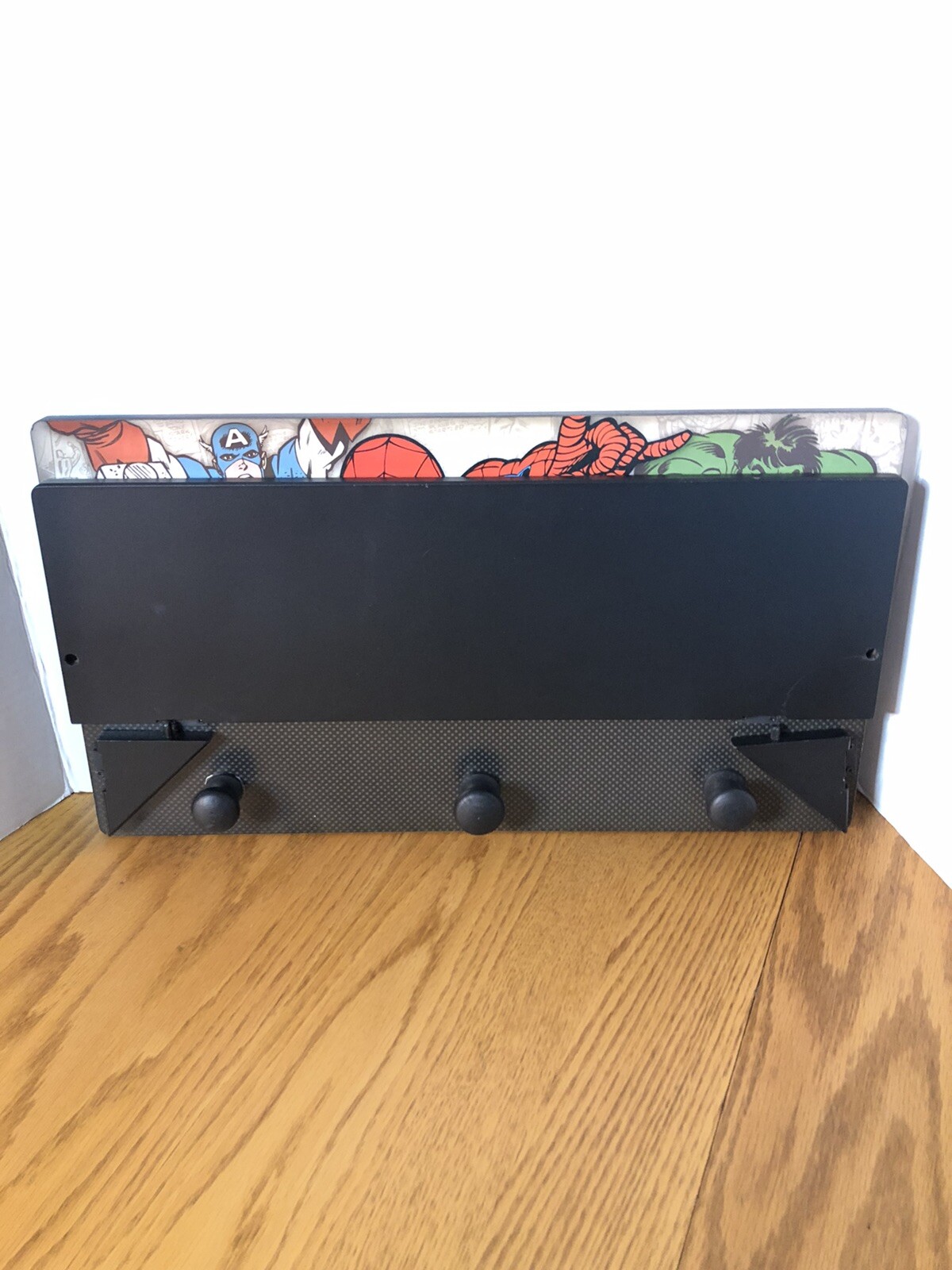 NEW MARVEL Superheroes Wall Room Decor Fold-Out Shelf Hanger 18” X 10” X 5”