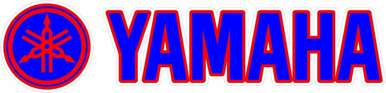 Yamaha Motorcycles Vinyl Decal Sticker Car Truck Racing 9″ or 14″ Blue Red