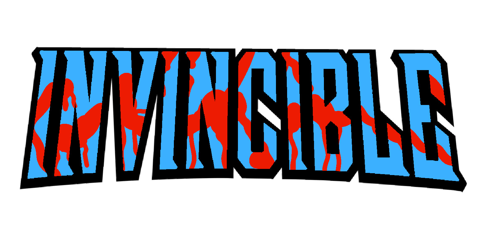 Invincible Sticker Title Vinyl Decal