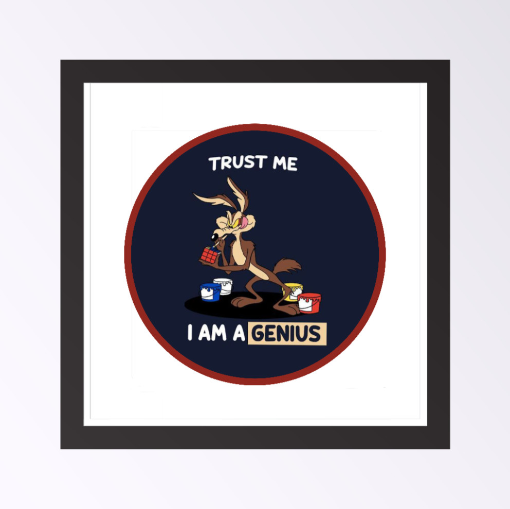 Wile E (Trust Me) – 4″ Handmade Vinyl Decal Vehicle Laptop Cooler Tumbler 26