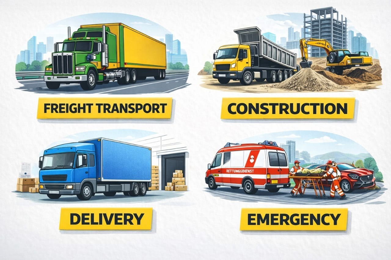 Vector Trucks Bundle, Truck Vector CDR Files, Editable Truck Clipart-Vector CDR