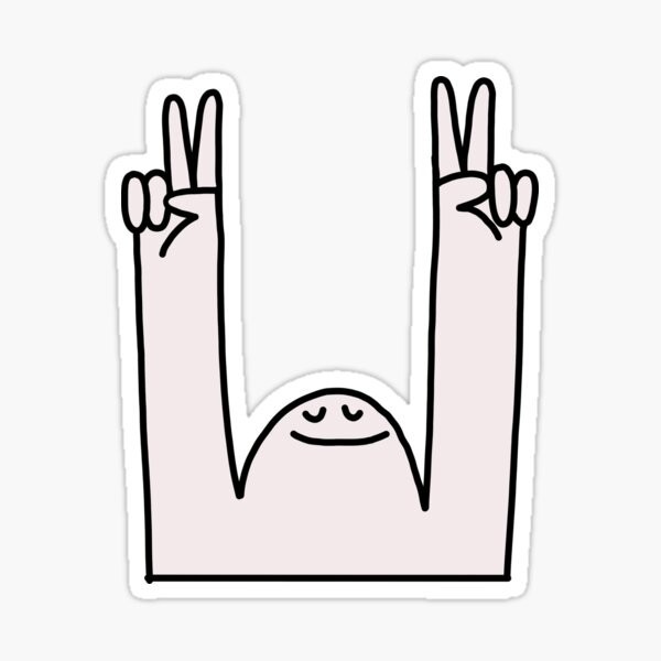 Kiss-Cut Stickers! Peace Out Dude